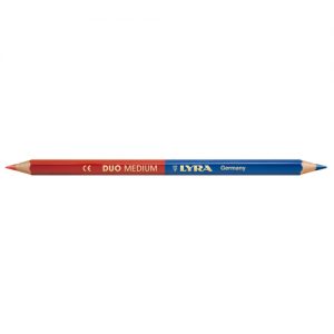 Μολύβι δίχρωμο μπλέ καικόκκινο LYRA