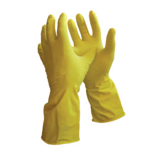 Γάντια ελαστικά οικιακής χρήσης από φυσικό Latex