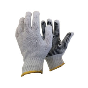 Γάντια πλεκτά με κόκκους PVC παλάμη